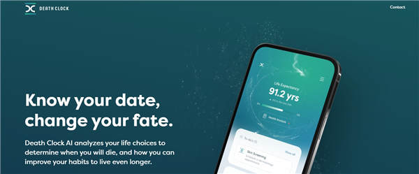 Death Clock AI免费体验入口，预测死亡日期的AI工具全攻略
