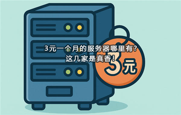 3元一个月的服务器哪里有?这几家是真香!-国外VPS测评网