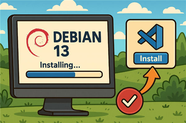 如何在Debian 13 “Trixie”上安装VS Code?最新教程来了！