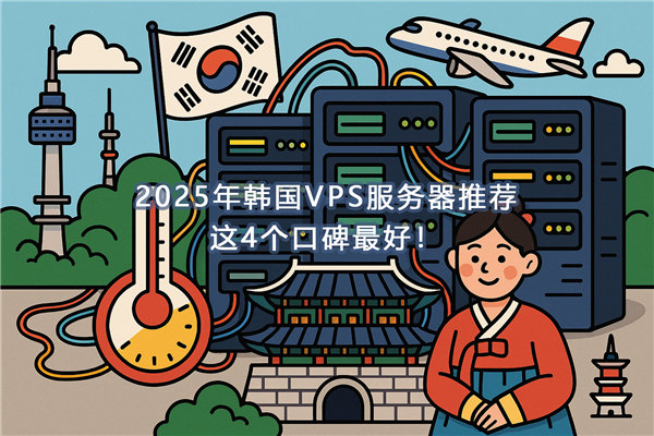 2025年韩国VPS服务器推荐，这4个口碑最好！