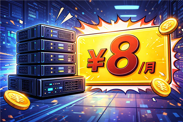 2026年哪里有8元一个月服务器?试试这几家!