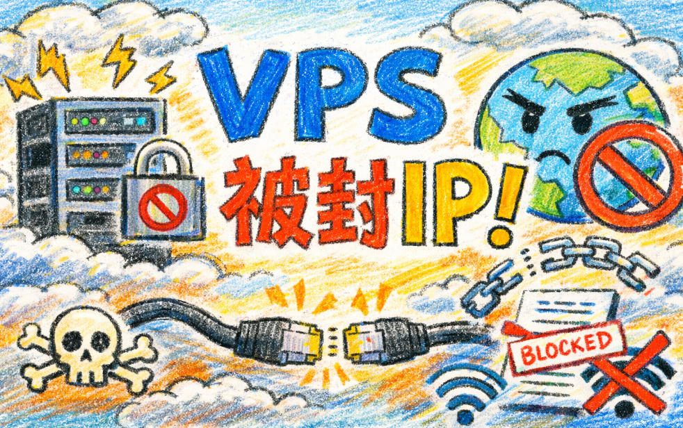 VPS为什么容易被封IP？很多人从一开始就用错了-国外VPS测评网