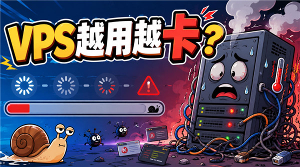 VPS为什么会越用越卡？我查了下后台日志才发现问题