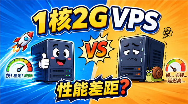 同样是1核2G VPS,为什么性能差距能这么大?