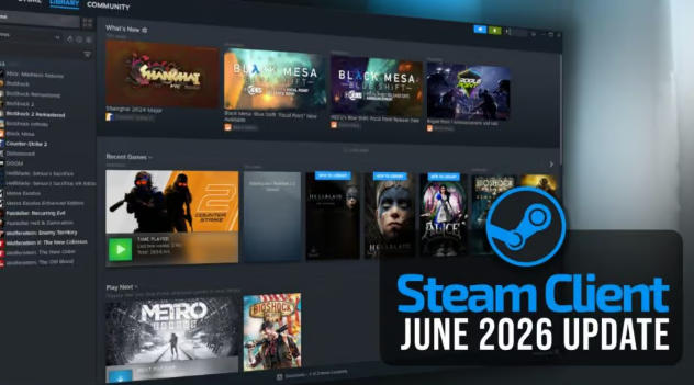 Steam 六月第二次更新，远程游玩体验得到改进