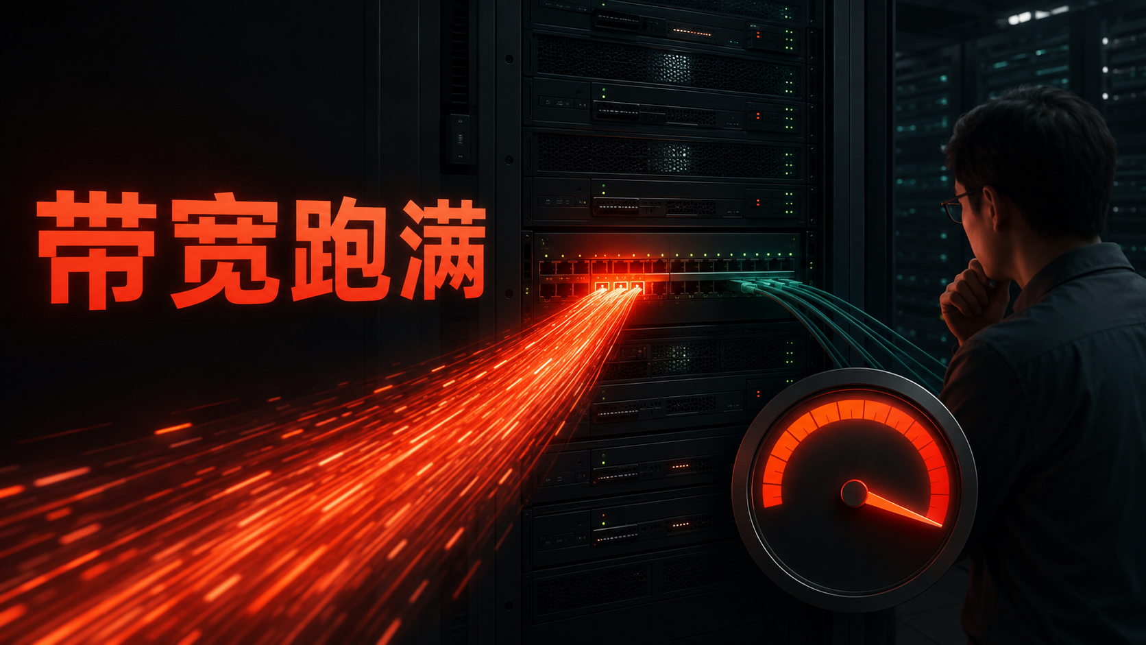 VPS带宽突然跑满与流量进程排查示意图