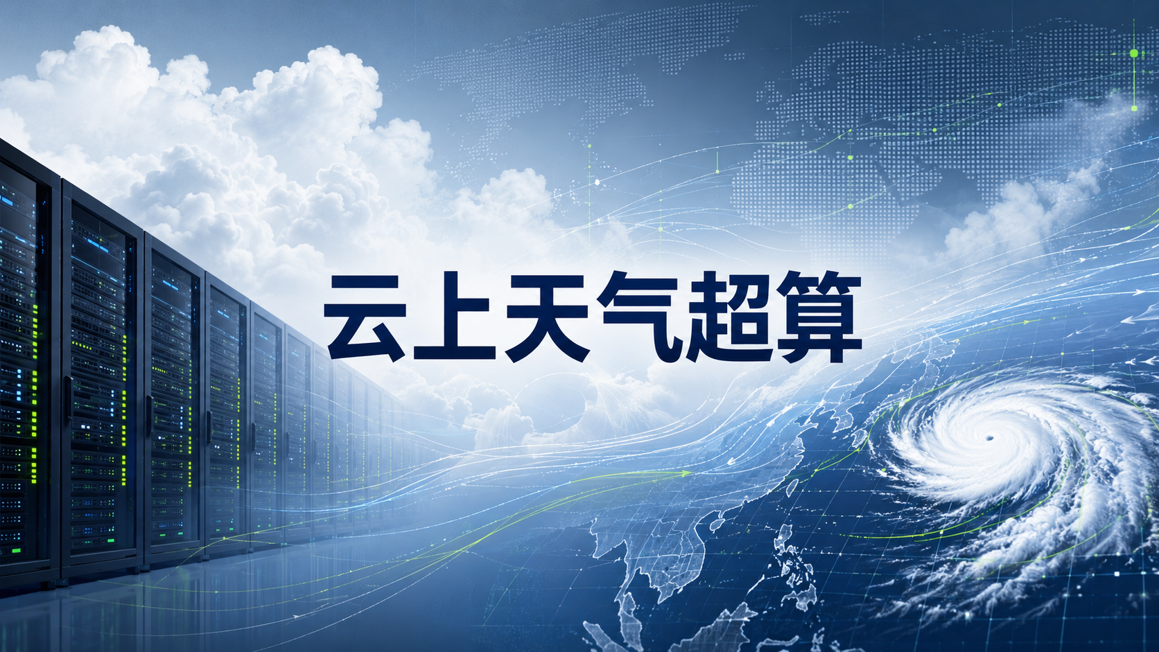 NOAA 使用 Google Cloud H4D 云服务器进行天气预报高性能计算示意图