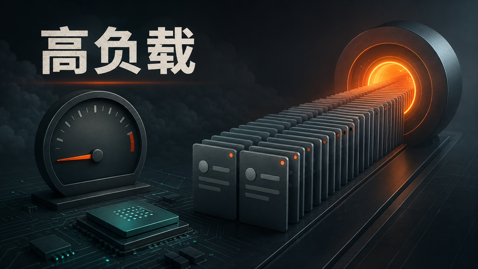 云服务器CPU占用不高但系统负载高示意图