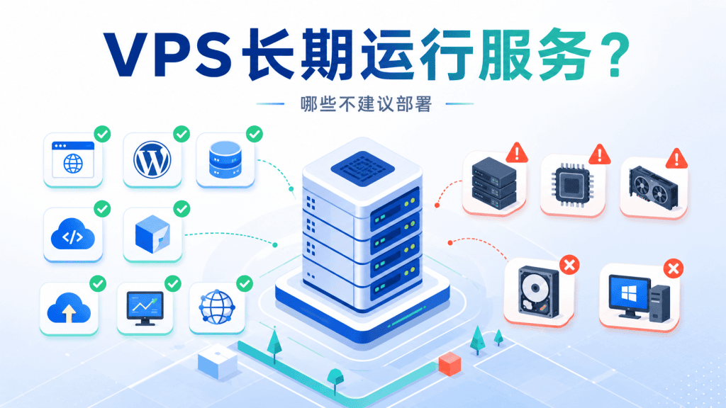 VPS适合长期运行哪些服务?有哪些不建议部署的应用?