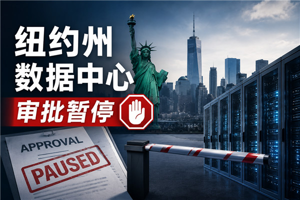 纽约州暂停大型数据中心审批,AI 算力扩张遭遇电力和环保审查-国外VPS测评网