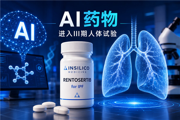 Insilico AI 药物 Rentosertib 进入 III 期试验,开始验证 IPF 后期疗效