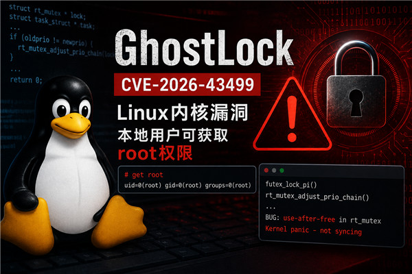 Linux 内核 GhostLock 漏洞曝光,本地用户可能获取 root 权限