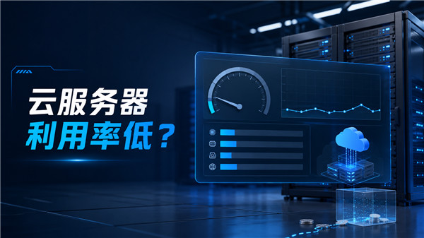 云服务器利用率为什么这么低?很多人都在浪费钱!