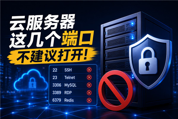 云服务器这几个端口不建议打开!-国外VPS测评网