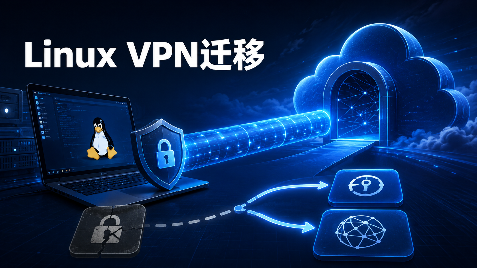 Azure Linux VPN客户端停止支持并迁移到替代客户端示意图