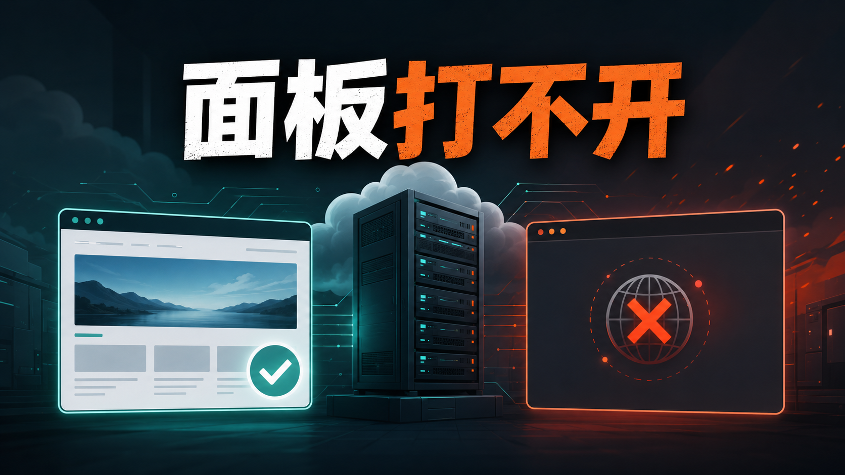 面板打不开