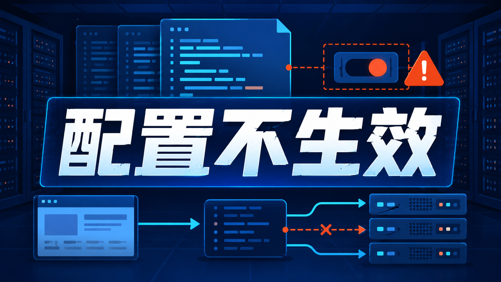 配置不生效