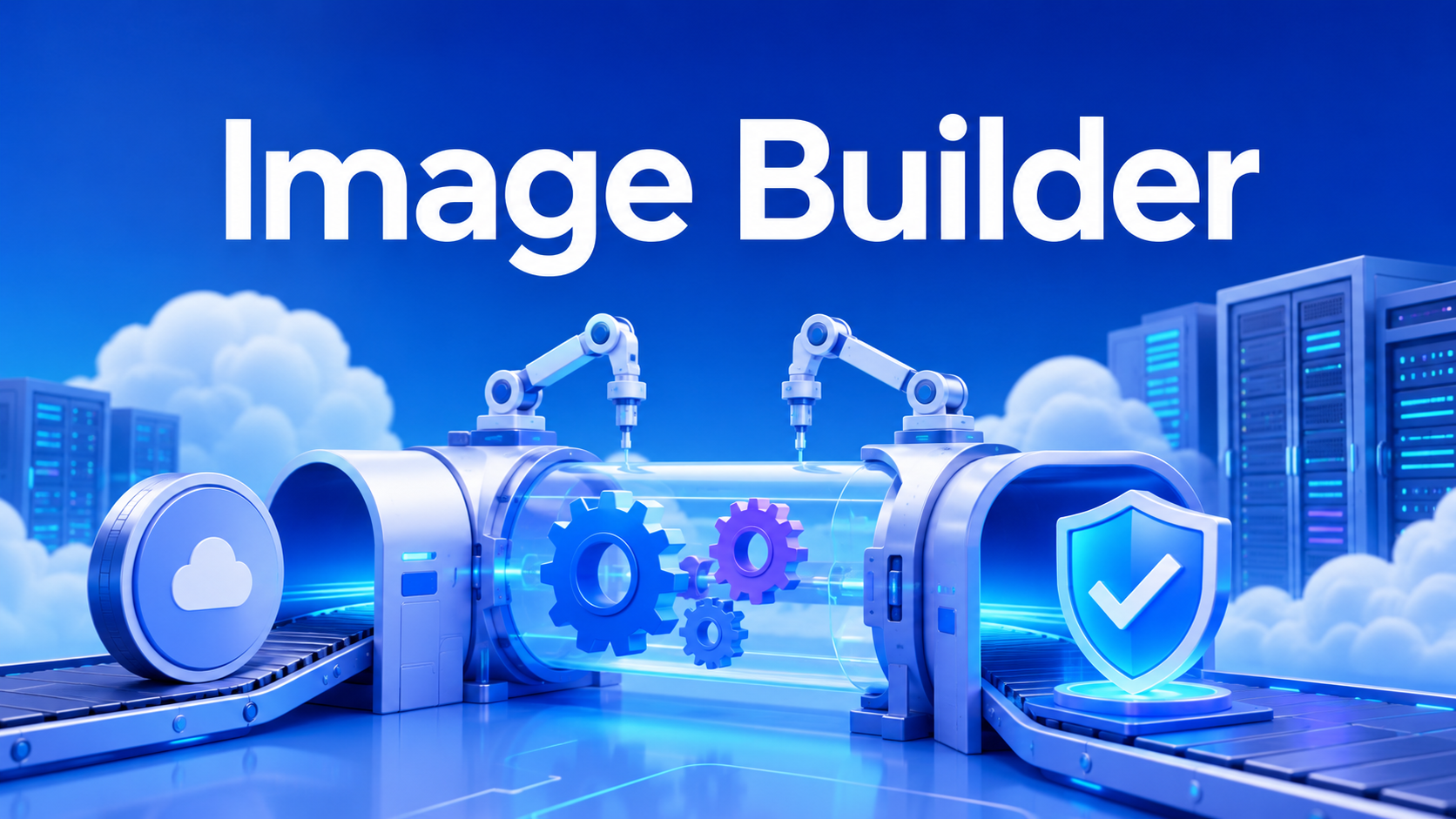 Google Cloud Image Builder自动构建和验证云服务器系统镜像示意图