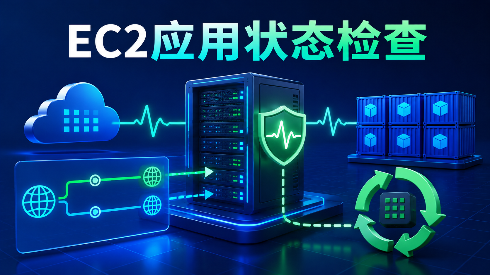 EC2通过HTTP与HTTPS检查云服务器应用状态并触发自动恢复的示意图