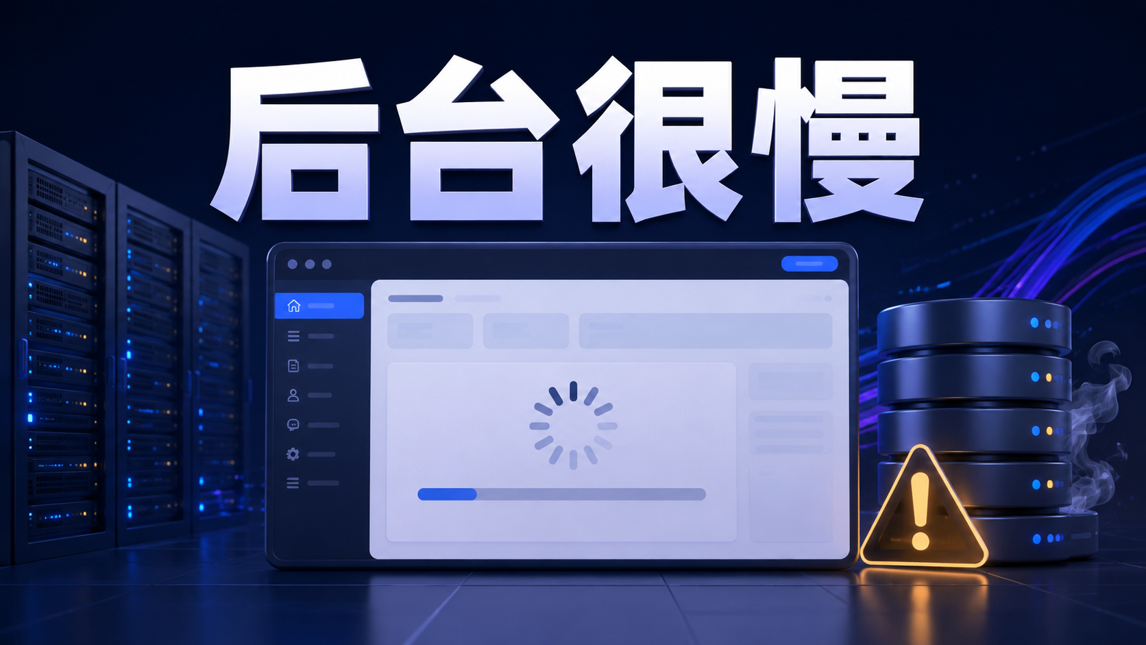 后台很慢
