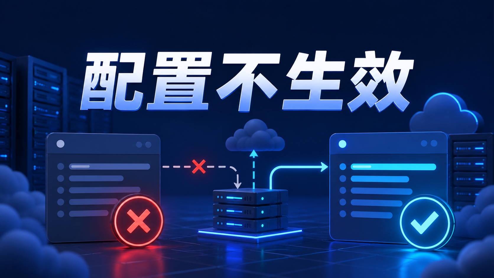 配置不生效