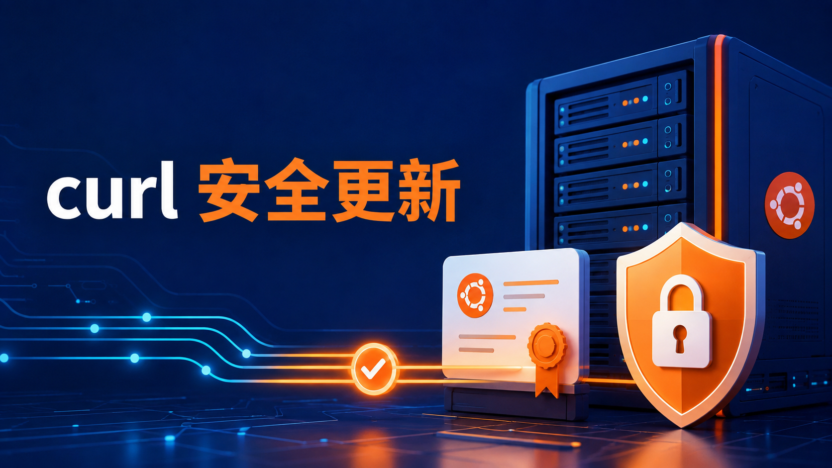 Ubuntu 24.04服务器curl连接复用与客户端证书安全更新示意图