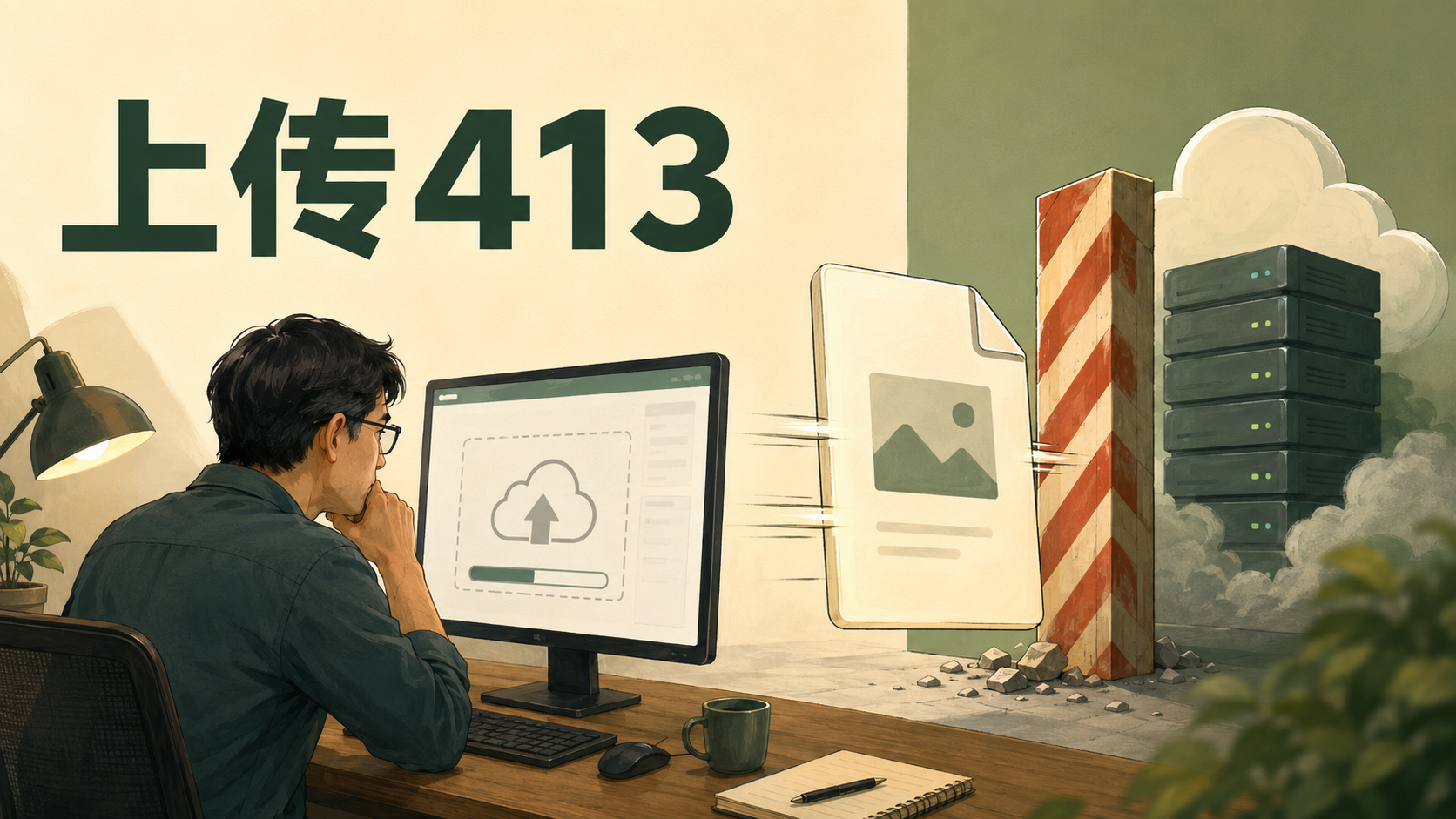 上传413