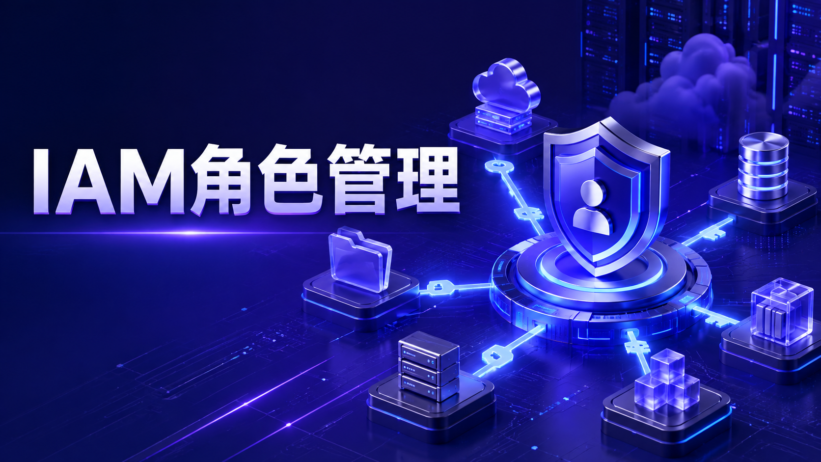 AWS IAM Role Manager自动创建和复用云服务角色的示意图