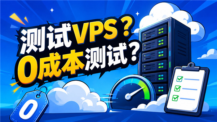 想白嫖测试VPS服务器?这几家几乎0成本!