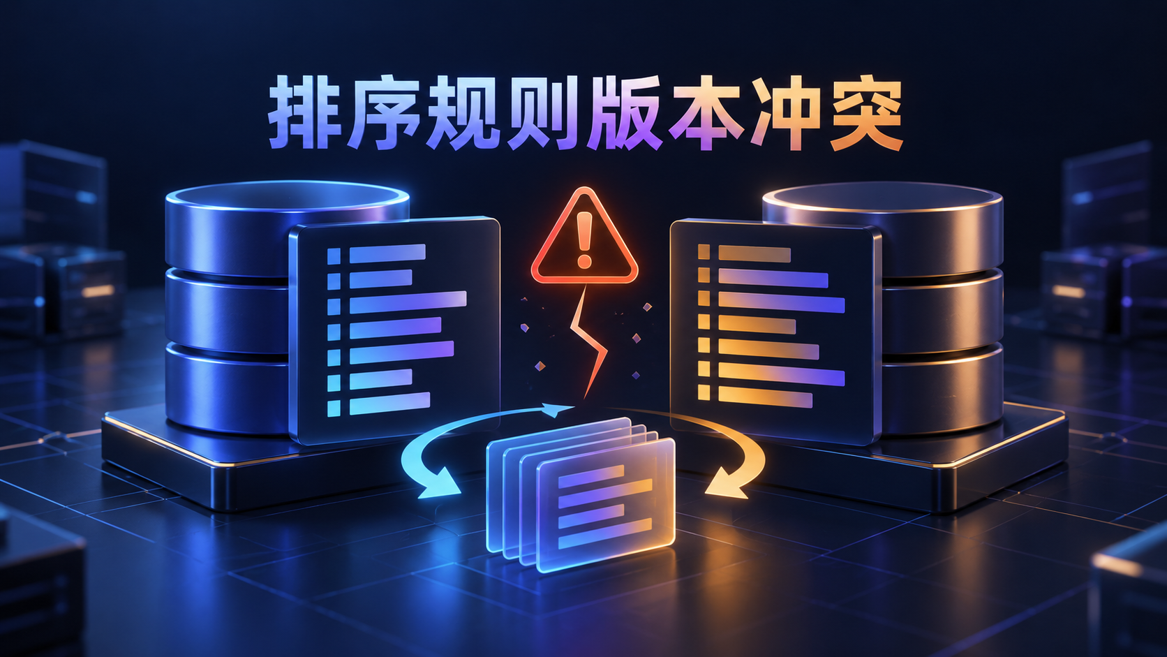 PostgreSQL升级glibc后出现排序规则版本不一致的示意图