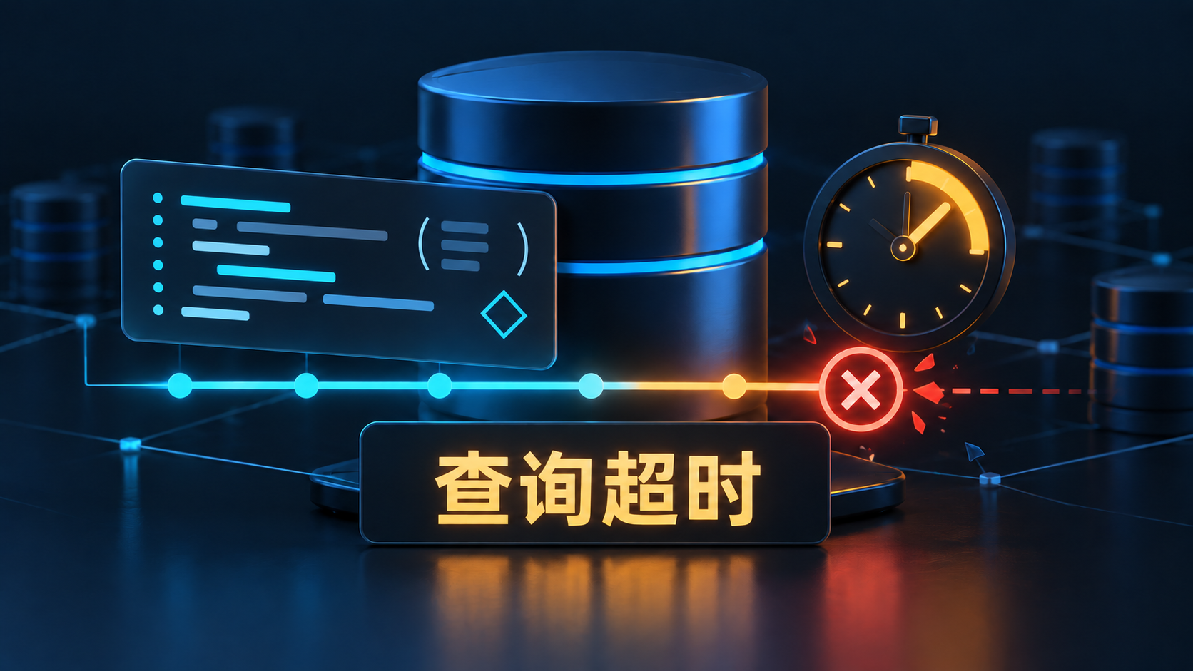 PostgreSQL查询运行超过statement_timeout后被服务器取消的示意图