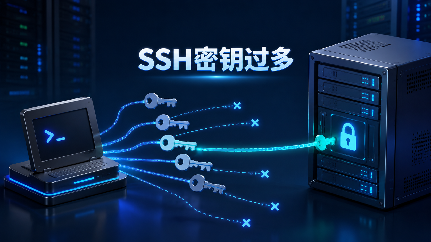 SSH密钥过多