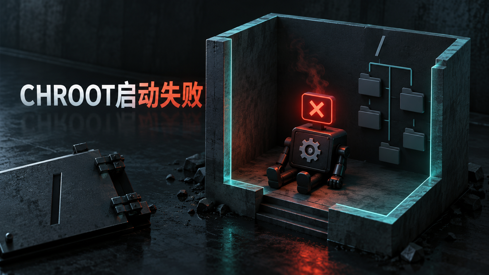 systemd服务切换根目录失败并返回210/CHROOT状态的示意图