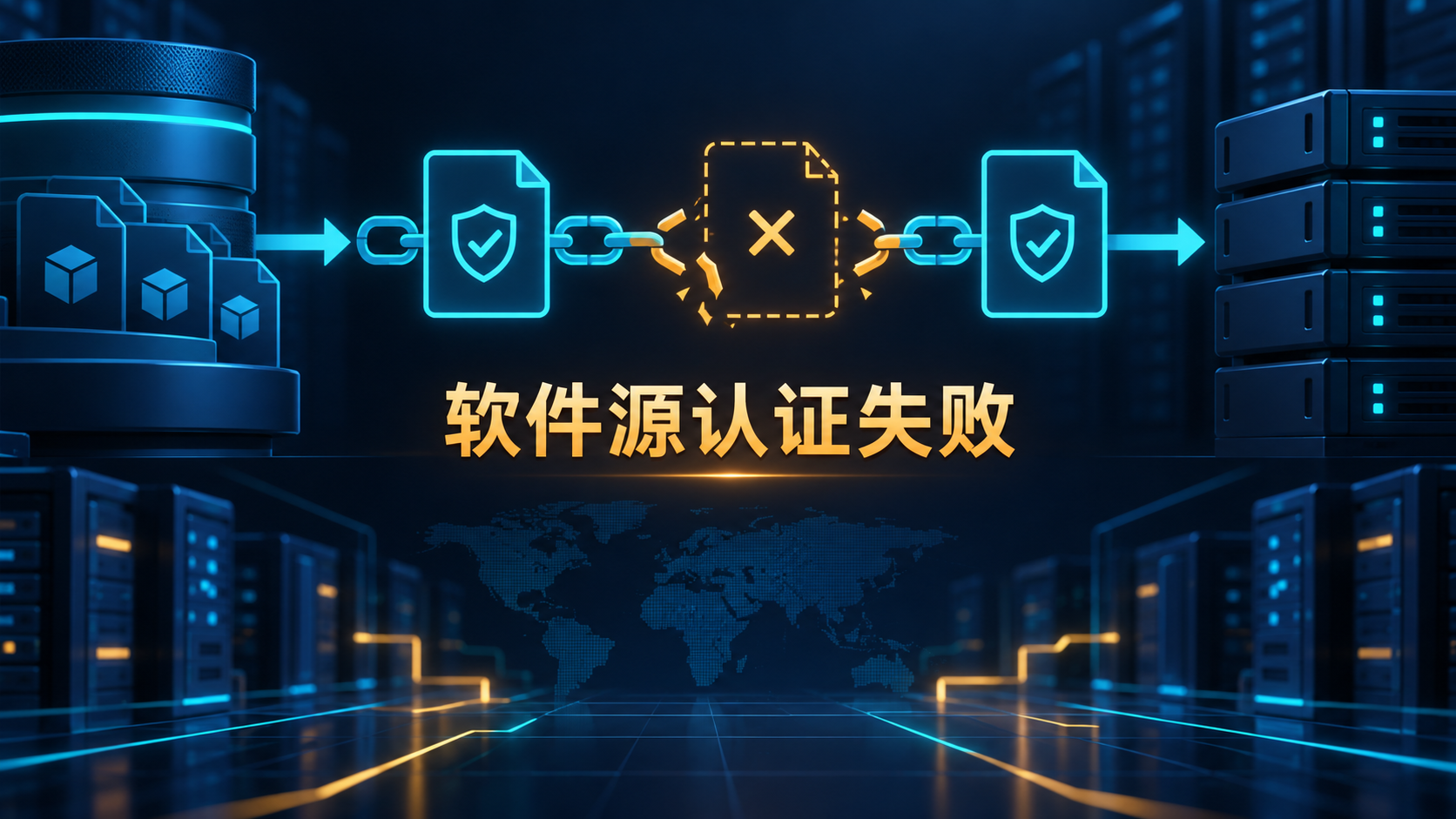 APT因软件源缺少已签名Release元数据而停止更新的示意图