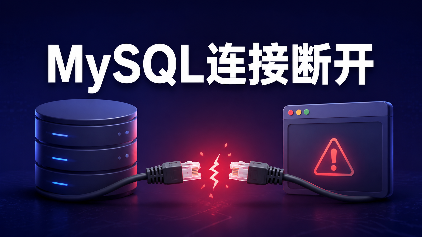 MySQL客户端连接因超时、数据包过大或服务重启而断开的定位示意图