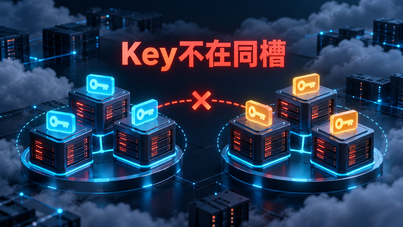 Key不在同槽