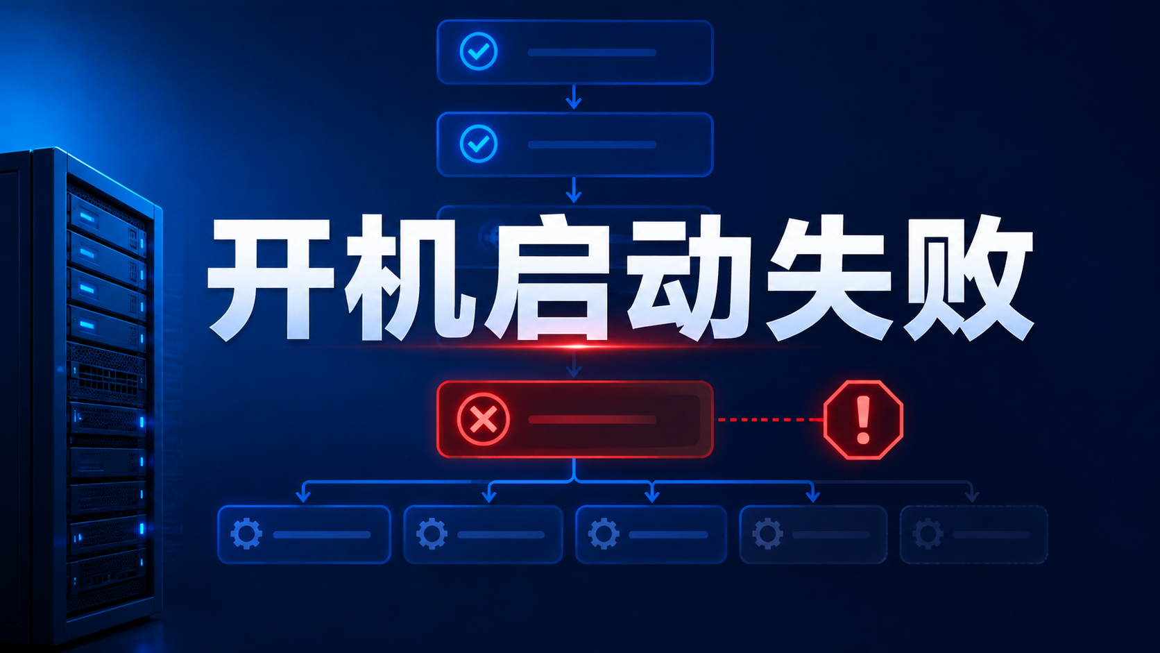 开机启动失败