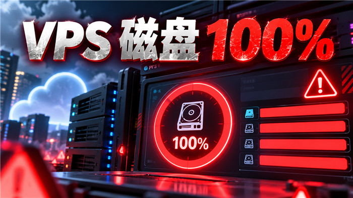 VPS磁盘突然100%怎么办？别急着删文件！跟我这样排查