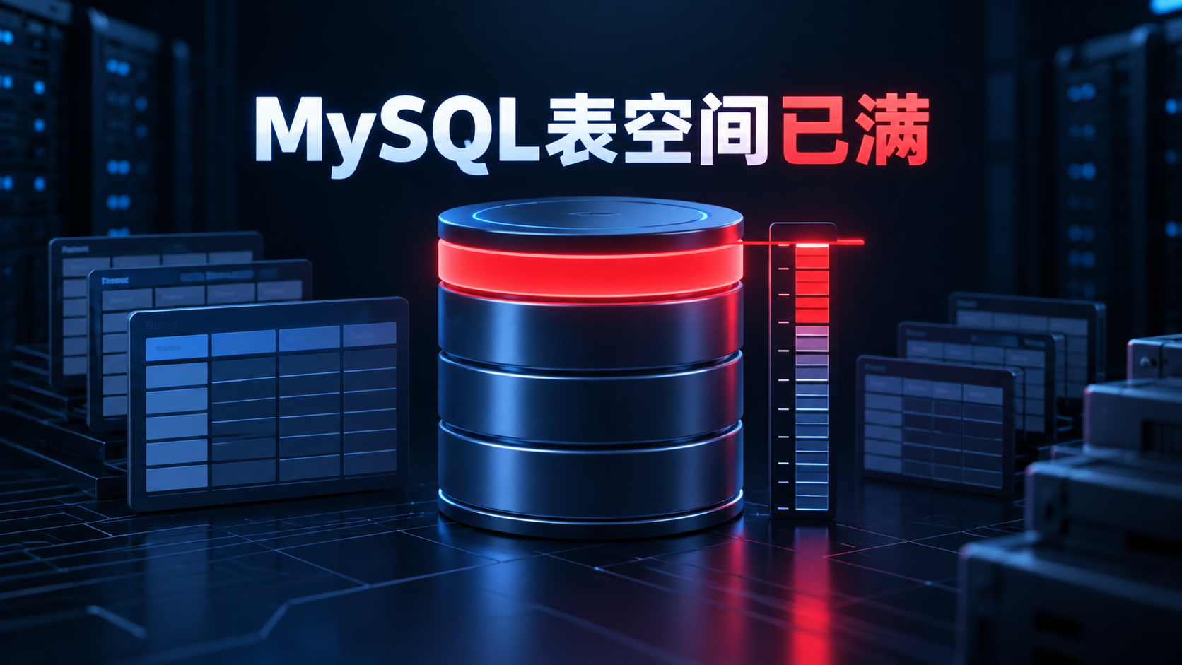 MySQL写入因表空间或临时空间达到上限而失败的示意图