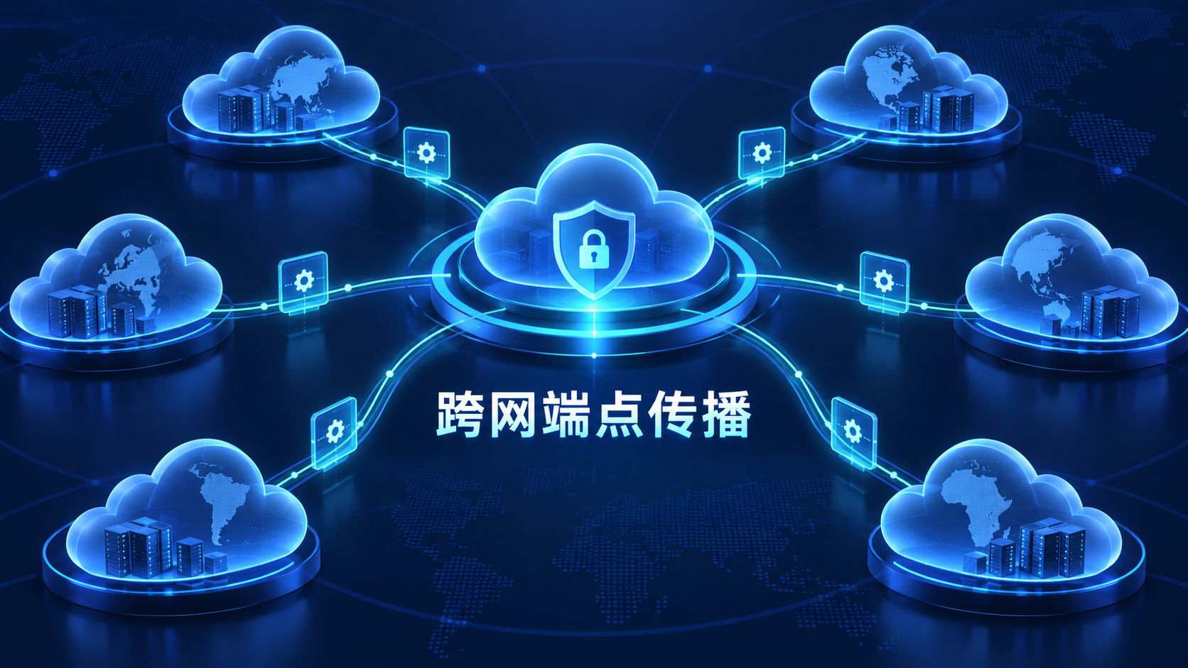 Private Service Connect全局Google API端点通过NCC中心传播到多个VPC spoke的示意图