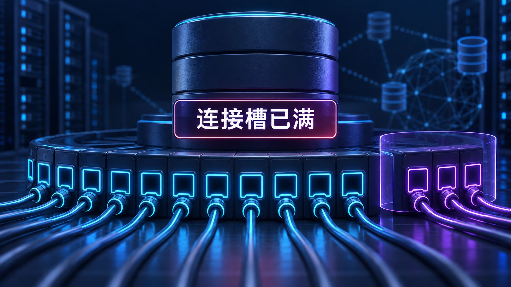 PostgreSQL普通连接耗尽并保留管理连接槽的示意图