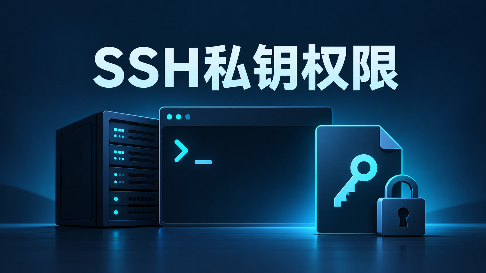 SSH私钥权限过宽导致客户端忽略密钥的示意图