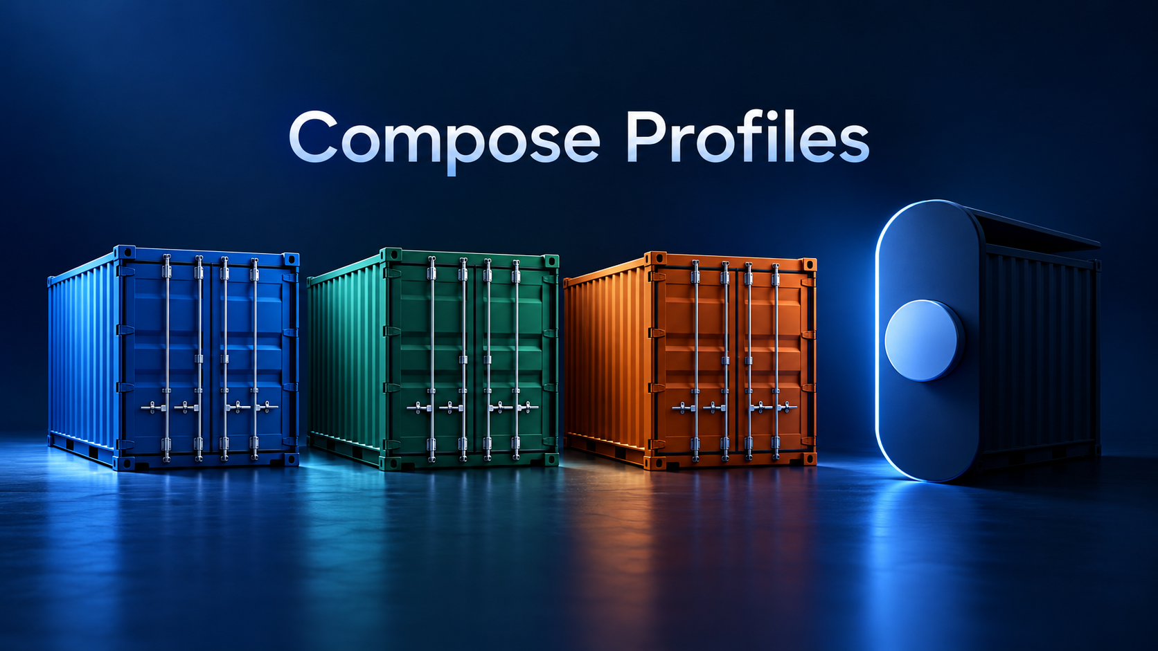 Docker Compose配置中一个服务配置分支未启用的示意图