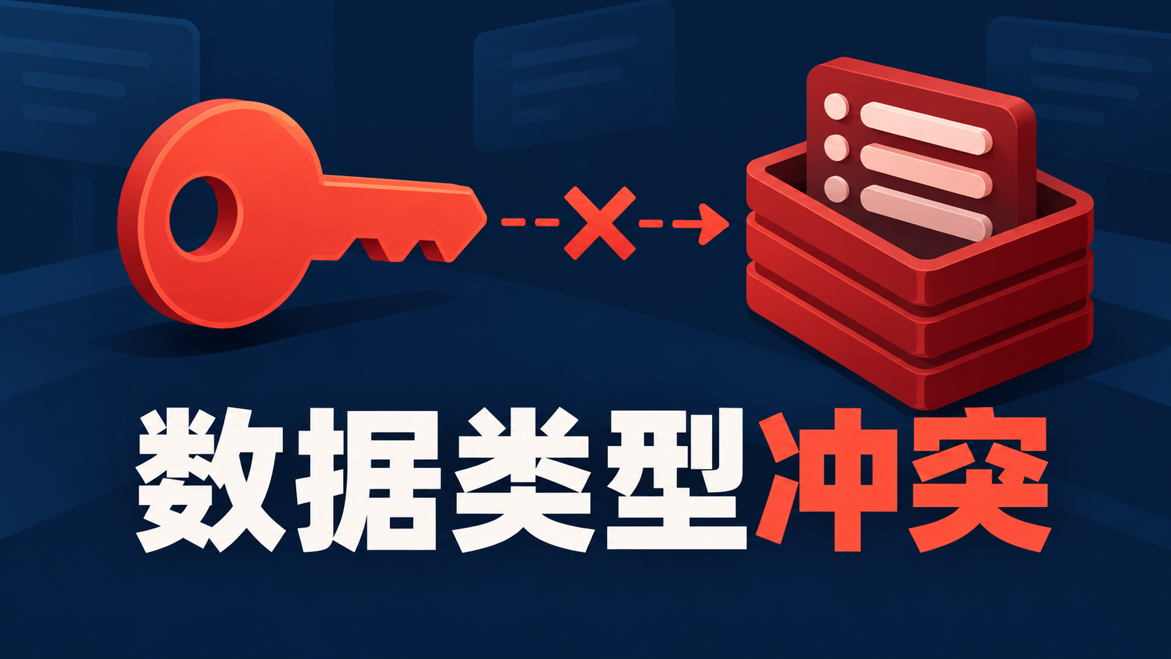 Redis键的存储类型与读取命令不匹配的示意图