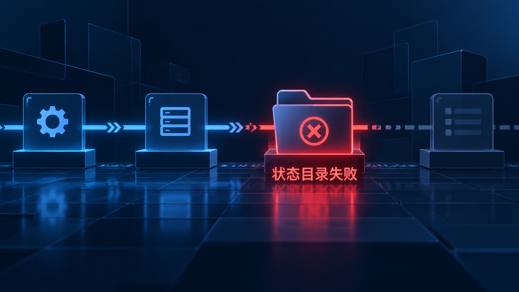 systemd服务启动时状态目录创建失败示意图
