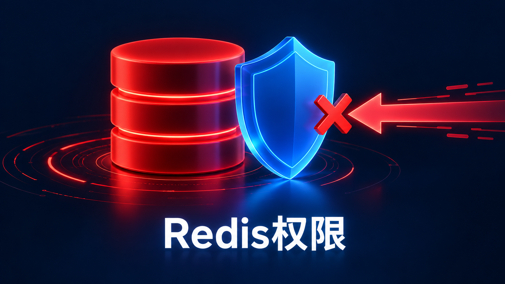 Redis ACL规则阻止访问指定命令或键的示意图