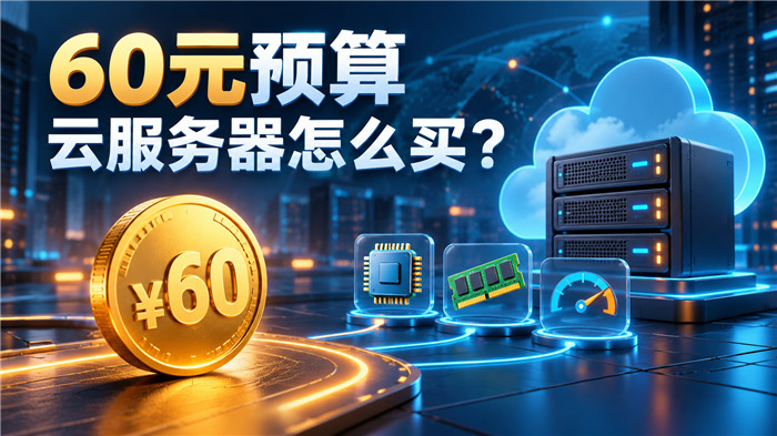 每月只有60元预算，怎么买一台不容易后悔的云服务器？