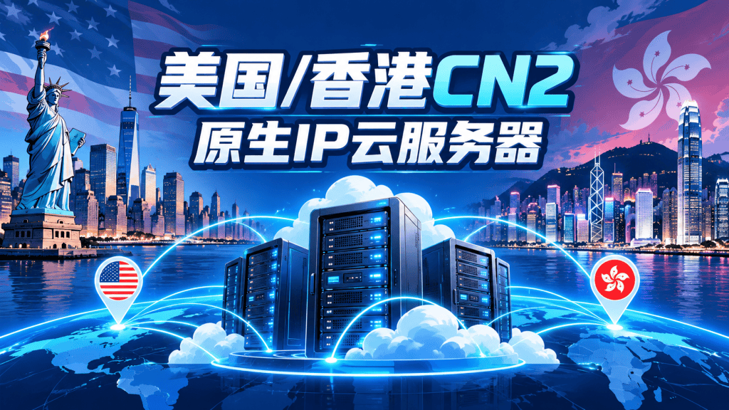 美国、香港CN2云服务器怎么选?这两家支持原生IP的VPS值得看看-国外VPS测评网