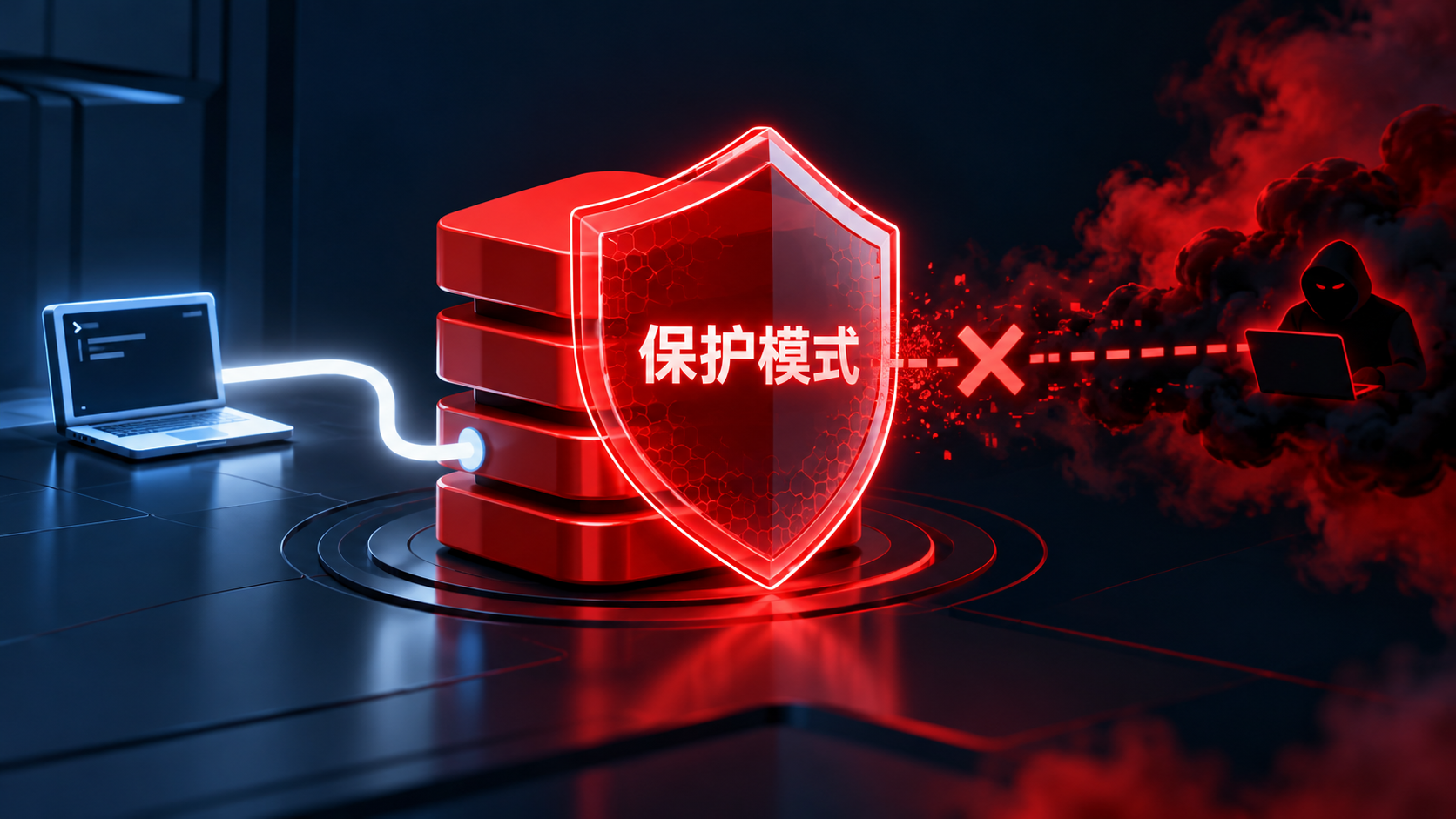 Redis保护模式阻止不受信远程连接的示意图
