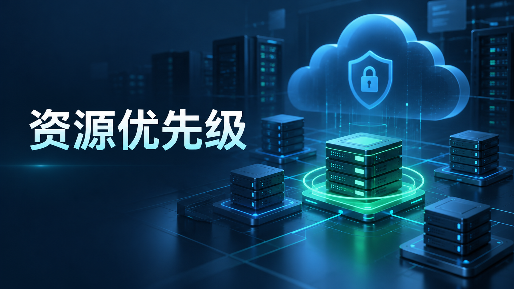 云资源按业务重要性排列的安全风险示意图